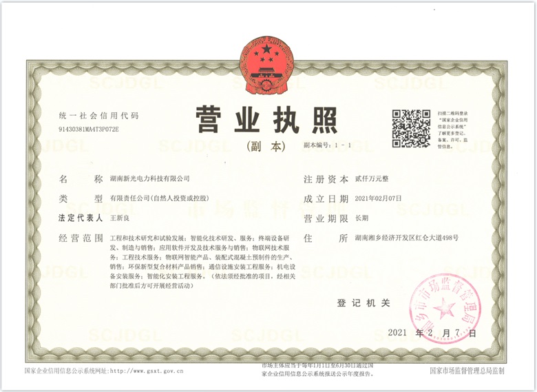重磅！湖南新光電力科技有限公司成立！
